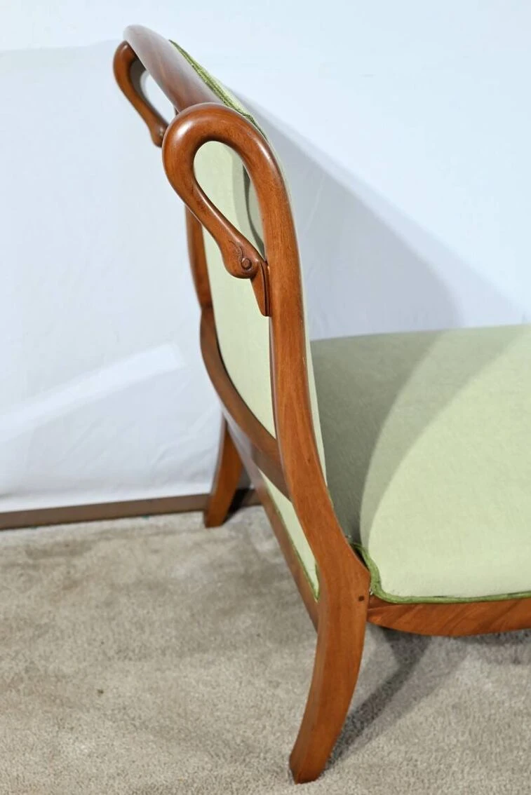 Solid Mahogany Daybed, Return From Egypt Style – Early 20th Century 4 Solid Mahogany Daybed, Return From Egypt Style – Early 20th Century - Image 2