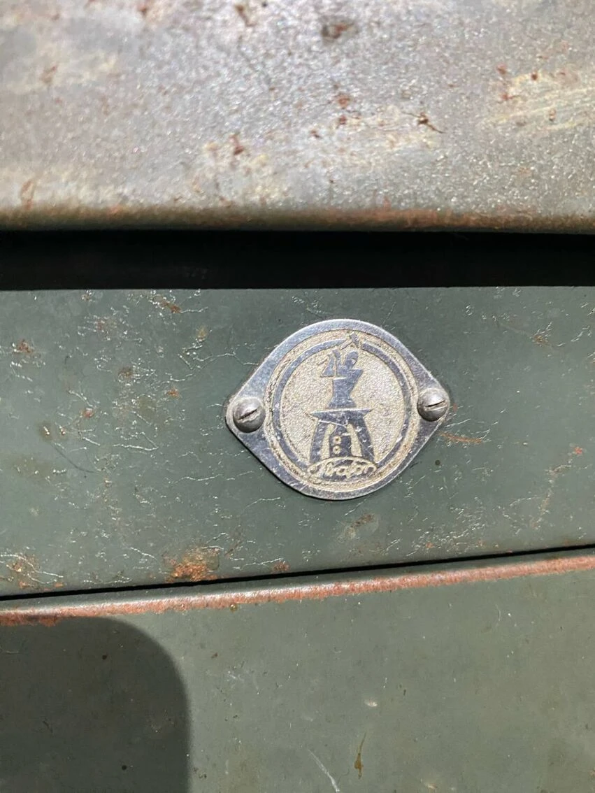 Stafor Industrial Vintage Metal Desk 6 Stafor Industrial Vintage Metal Desk - Image 4