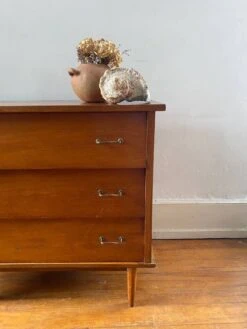 Scandinavian Chest Of Drawers 3 Vintage Drawers 1970