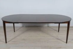 Mid-Century Round Rosewood Dining Table By Henry Rosengren Hansen For Brande Mobel Industry, 1960s -Room Fold Zone a2cb9591 332d 4192 88a1 0ef90bdad462