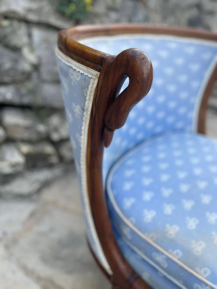 Little Duchess With Swan's Neck In Mahogany, Empire Period 5 Little Duchess With Swan's Neck In Mahogany, Empire Period - Image 3