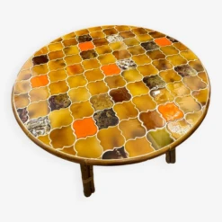 Vintage Rattan And Ceramic Dining Table -Room Fold Zone a3df548b cb6e 4590 8ed4 d609bf011015