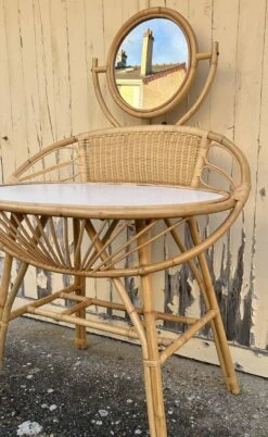 Anne Bamboo Dressing Table Vintage, 1960s 35 Anne Bamboo Dressing Table Vintage, 1960s -Room Fold Zone a3ee2b7e dd60 44b3 bda6 62305344b4be