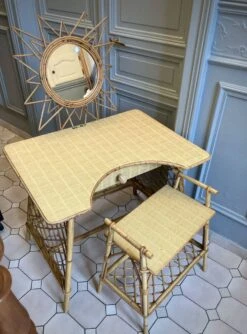 Rattan Dressing Table 1960 -Room Fold Zone a4406d8b acdd 4bb1 920f 4f215648f568