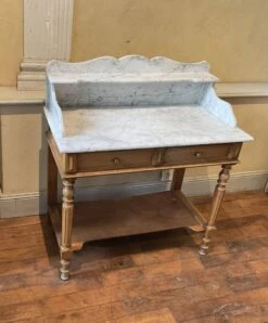 Dressing Table Or Dressing Table, Marble Top, Walnut Base, Louis Philip Style -Room Fold Zone a4e652f2 8470 4fa8 8390 35984dd26d07