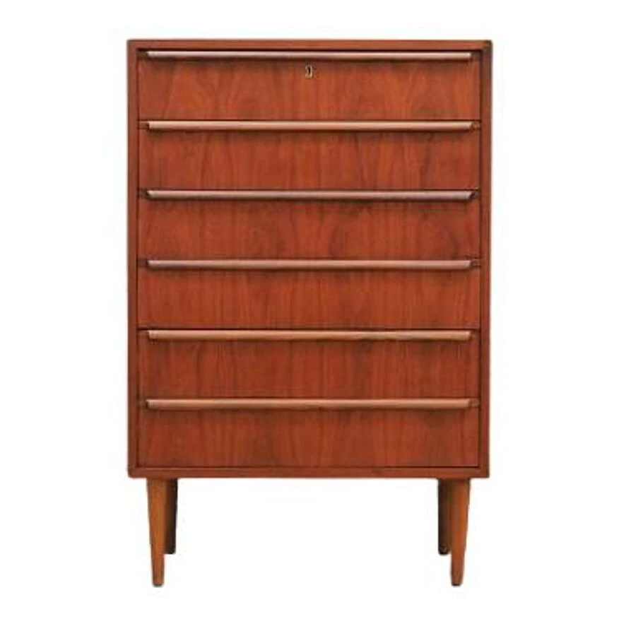 Teak Chest Of Drawers, Danish Design, 1970s, Designer: Ahlström Osakeyhitö 4 Teak Chest Of Drawers, Danish Design, 1970s, Designer: Ahlström Osakeyhitö - Image 2