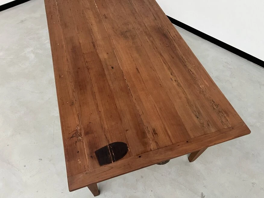 Teak Farm Table With Spindle Legs 16 Teak Farm Table With Spindle Legs - Image 14