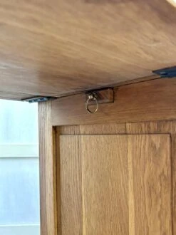 Wooden Desk With 4 Drawers And 2 Shelves -Room Fold Zone aa1e55d9 7c9d 4fc8 8f88 9429873bd6e2