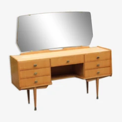 Convenient Dressing Table Sideboard In Varnished Lemon Wood, Circa 1960 -Room Fold Zone aa532904 442b 298d 80c4 eed5ec5b05a4
