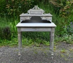 Patinated Louis XV Style Tiered Dressing Table Desk -Room Fold Zone aab32333 51ba 4ce4 9da7 ee4adc4232f9