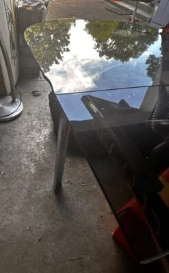 70s Dining Room Set: Glass Table And 6 Chairs -Room Fold Zone acd1c7d7 8d4f 43fe ace0 43dead49c851