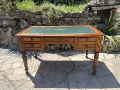 Flat Desk In Solid Oak Louis XVI Style 19th Century -Room Fold Zone ad345273 2220 477e b1b4 b2c5bd8704c7