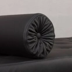 Danish Horsens Daybed In Black Leather And Teak, Denmark 1960s -Room Fold Zone add078d8 b59a 4bb6 8956 e28663e3ab7e