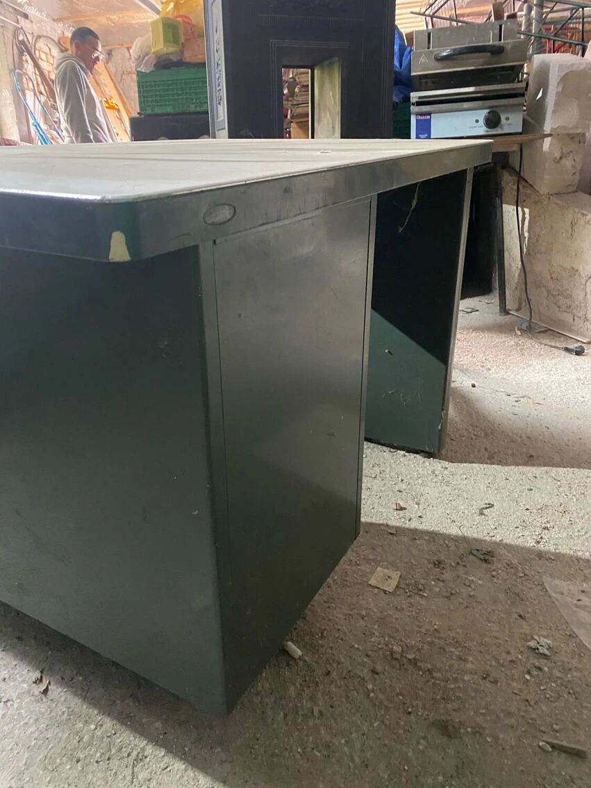 Stafor Industrial Vintage Metal Desk 3 Stafor Industrial Vintage Metal Desk