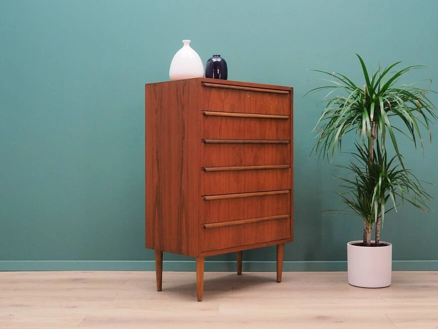 Teak Chest Of Drawers, Danish Design, 1970s, Designer: Ahlström Osakeyhitö 12 Teak Chest Of Drawers, Danish Design, 1970s, Designer: Ahlström Osakeyhitö - Image 10