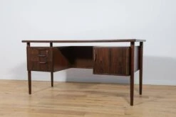 Mid-Century Freestanding Rosewood Desk, Denmark, 1960s -Room Fold Zone b021a945 2414 48b9 b696 55116872accc