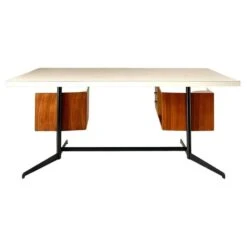 Vintage Office Desk, Osvaldo Borsani For Tecno, Italy 1960s -Room Fold Zone b1108fc6 ca0a 4857 96b8 70bc1463428f