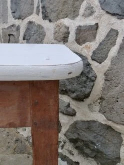 Raw Wood Farm Table And White Top -Room Fold Zone b16eaa4b e02a 4d23 ac24 f89244baf841