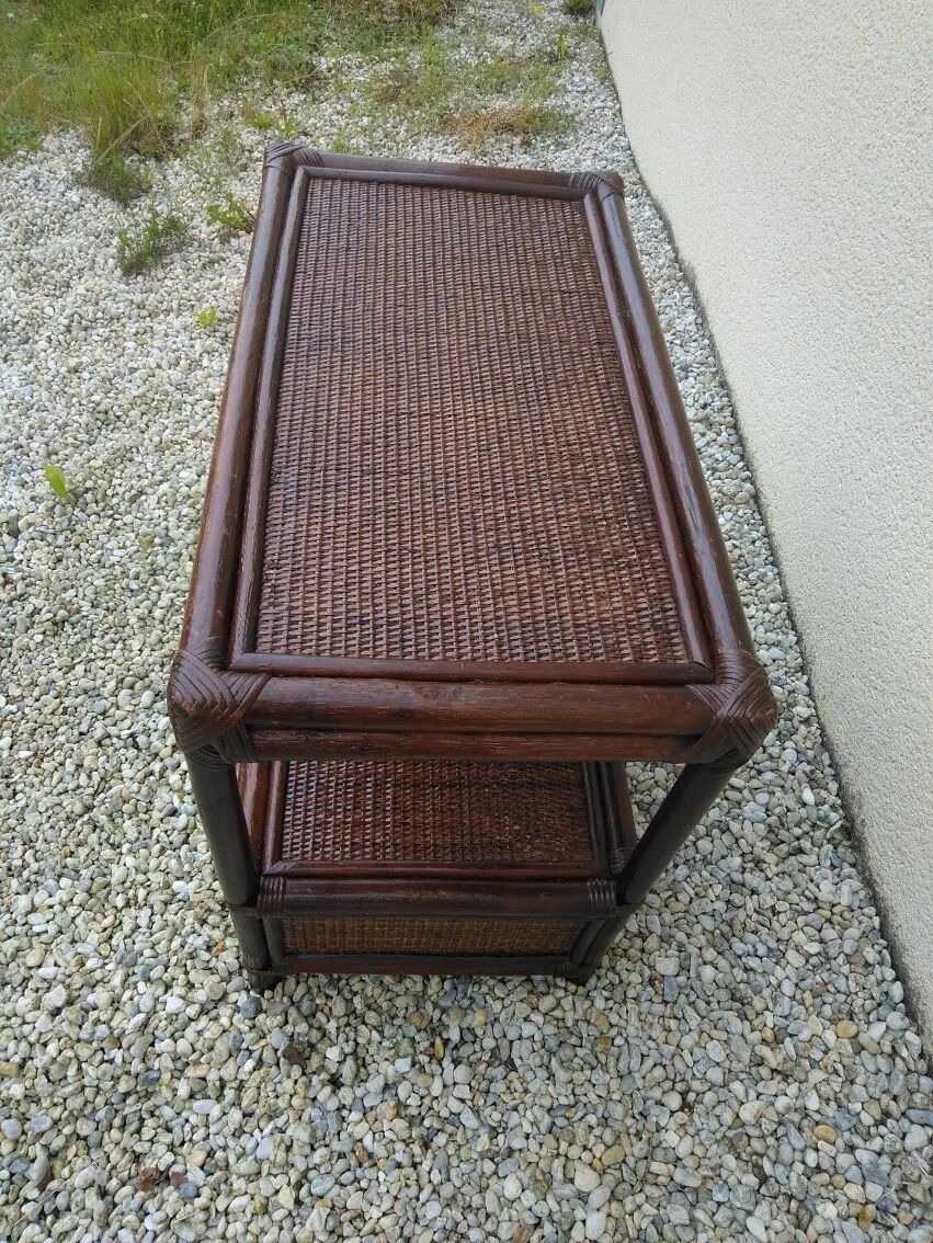 Vintage Rattan Storage Unit 8 Vintage Rattan Storage Unit - Image 6