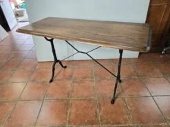 Old Oak Bistro Table, 125cms L -Room Fold Zone b30d1b6d 1c42 41a7 9110 398e86f87ed3