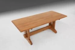 Mid-century Oak Table, France, 1950s -Room Fold Zone b422830e 749a 41d3 a3c8 f4ca0a2b6e78
