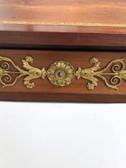 Empire Style Mahogany Flat Desk - Return From Egypt Furnishing Mercier Frères In Paris -Room Fold Zone b452da7a 19c5 4660 9d7c ce65576bce44