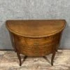 Magnificent Louis XV / Louis XVI Transition Style Half-moon Chest Of Drawers In Mahogany Inlaid With Fillets -Room Fold Zone b6c0fe44 52a7 4c8a 9acb 8b1a7e9d1d97