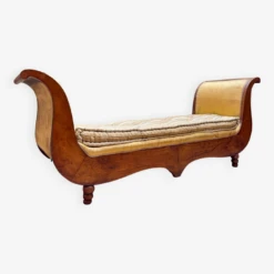 Récamier, Charles X XIX Eme Century Cherry Wood Daybed -Room Fold Zone b724600c 7a45 4071 b336 b3cb6628093e