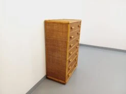 Vintage Chest Of Drawers In Rattan And Woven Rattan From The 70s -Room Fold Zone bb0c1474 a076 467a 86c9 2a054bf62726