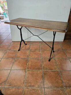 Old Oak Bistro Table, 125cms L -Room Fold Zone bb378c01 9286 4917 ad45 440ed6e08d52