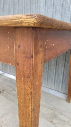 Old Rustic Farm Table, One Drawer -1m25 -Room Fold Zone bb80e2a3 6e93 424c 89be 1b2f2e139880