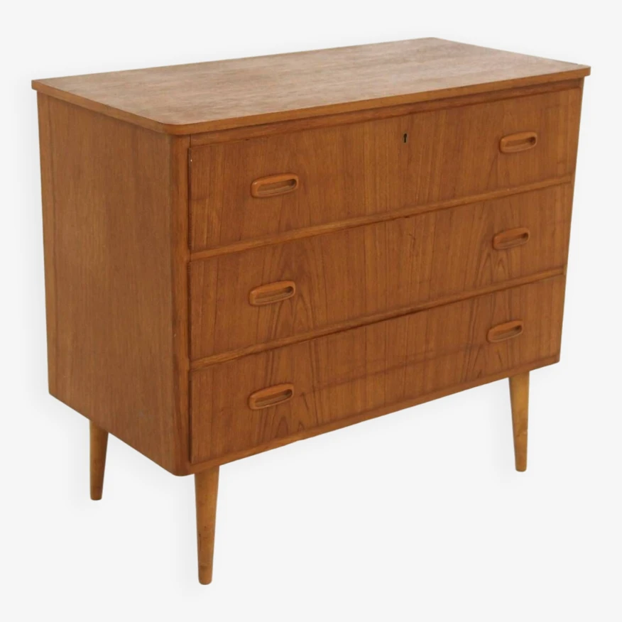 Scandinavian Teak Chest Of Drawers, Sweden, 1950 9 Scandinavian Teak Chest Of Drawers, Sweden, 1950 - Image 7