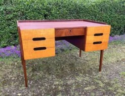 Scandinavian Desk From The 60s In Teak -Room Fold Zone bc1f49d7 00e7 4f4d a9d6 f7630a67fb0c
