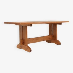 Mid-century Oak Table, France, 1950s -Room Fold Zone bdb1bb2b 2cf1 4e17 8096 2d0833a04590