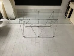 Max Sauze, Dining Table/table, Steel Wire And Glass, 1970s, France -Room Fold Zone bf7eb348 6d11 4744 928d c0729431e7e6