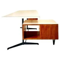 Vintage Office Desk, Osvaldo Borsani For Tecno, Italy 1960s -Room Fold Zone c06afcfe bbc1 4f18 b6f3 5a562994b733
