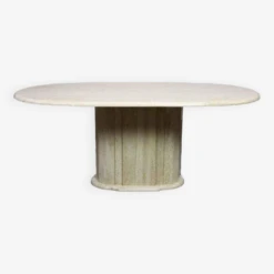 Vintage Italian Travertine Table, 1970's -Room Fold Zone c0a33d92 7f61 4cda 92cb 1996f041473e
