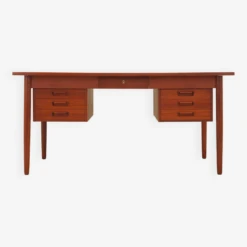 Teak Desk, Danish Design, 1960s, Production: Denmark -Room Fold Zone c1afc62e 8f78 4e58 948f f2ca4995f25e