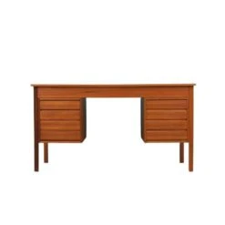 Teak Desk, Danish Design, 1970s, Production: Denmark -Room Fold Zone c1b8163e a081 406e a6f3 955ce2c3fef0