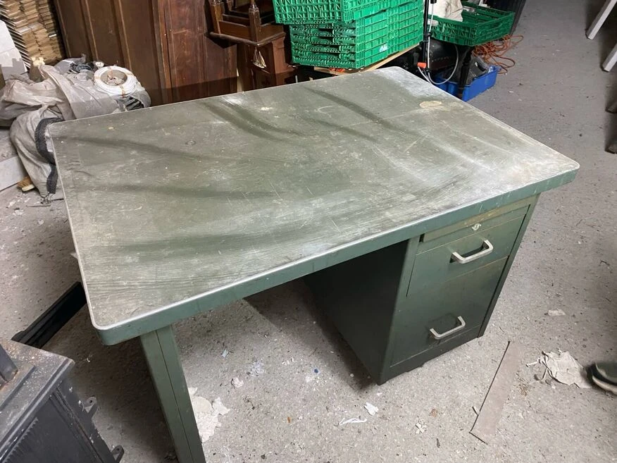 Stafor Industrial Vintage Metal Desk 8 Stafor Industrial Vintage Metal Desk - Image 6