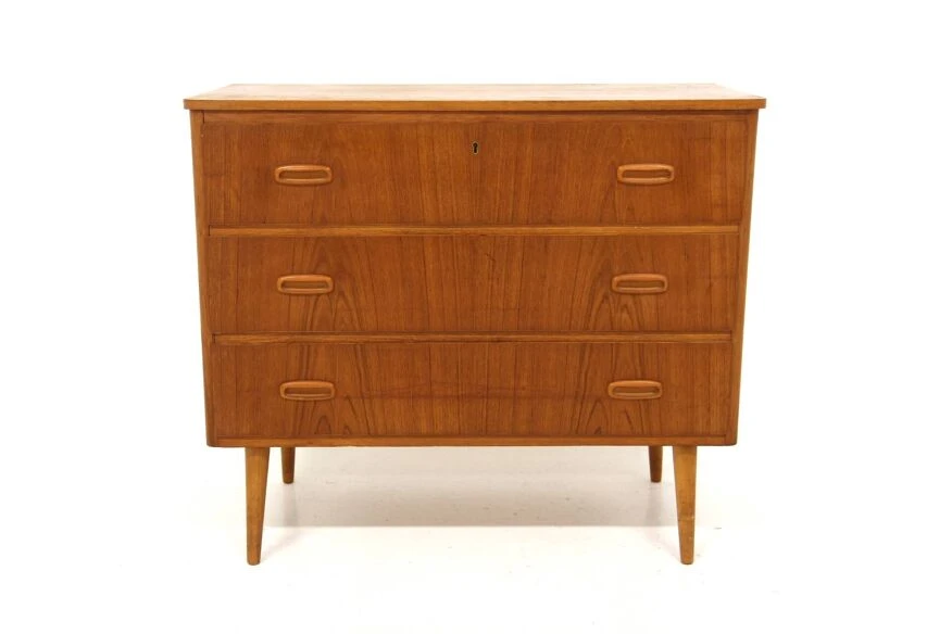 Scandinavian Teak Chest Of Drawers, Sweden, 1950 10 Scandinavian Teak Chest Of Drawers, Sweden, 1950 - Image 8