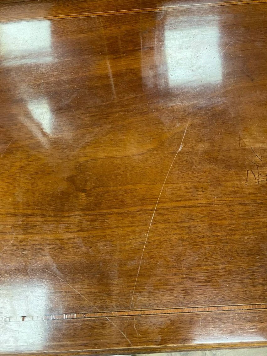 Dressing Table, Triptych Mirror And Tassel Lamps 3 Dressing Table, Triptych Mirror And Tassel Lamps