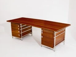 Jules Wabbes Curved Mahogany And Jatoba Desk 1958 -Room Fold Zone c7785969 8d60 4016 8aab 3a694dcd719b