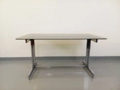 Vintage Desk Or Dining Table In Smoked Glass And Chrome Metal From The 70s -Room Fold Zone c9ab6e0b 1bec 4464 8665 054a2552189c
