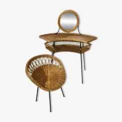 Rattan Dressing Table -Room Fold Zone cb290ce2 82e4 3abd a372 6177984f2340