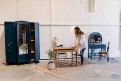 Vintage Midnight Blue Rattan Dressing Table 27 Vintage Midnight Blue Rattan Dressing Table -Room Fold Zone ccab977d c978 4a31 8602 8034a145a1be