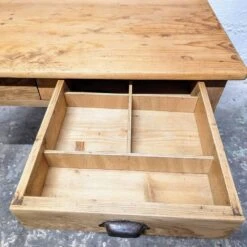 Farm Table With Compartmentalized Drawers -Room Fold Zone cde5094d 143b 4909 aa23 27d0c0d7a27f