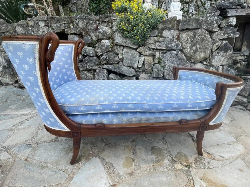 Little Duchess With Swan's Neck In Mahogany, Empire Period 7 Little Duchess With Swan's Neck In Mahogany, Empire Period - Image 5