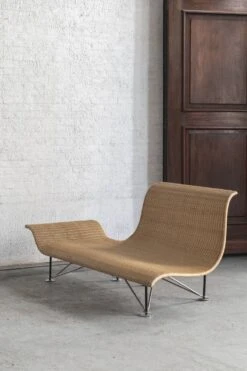 Daybed/ Sofa In Rattan, 1990’s -Room Fold Zone ce458050 988a 4f36 9362 c486775025bf