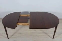 Mid-Century Round Rosewood Dining Table By Henry Rosengren Hansen For Brande Mobel Industry, 1960s -Room Fold Zone d05adc5b 5d4a 483c a31a f693056feb5f